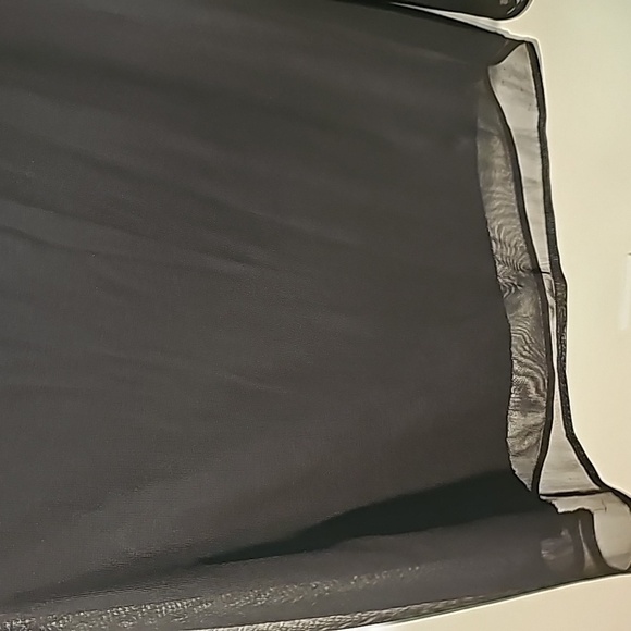 MSK women's black sheer overlay  wide leg pants. Size small, but looks like med. - Picture 3 of 6